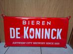 Emaillebord De Koninck, Ophalen of Verzenden, Nieuw, Reclamebord, Plaat of Schild, De Koninck
