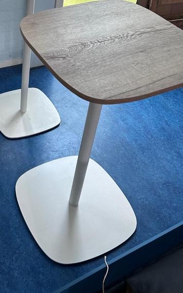 Tafelpoot LENI bartafel, wit metaal, h110cm zonder blad beschikbaar voor biedingen