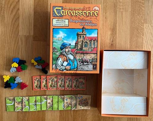 Carcassonne uitbreiding Burgemeesters en abdijen, Hobby en Vrije tijd, Gezelschapsspellen | Bordspellen, Zo goed als nieuw, Ophalen of Verzenden
