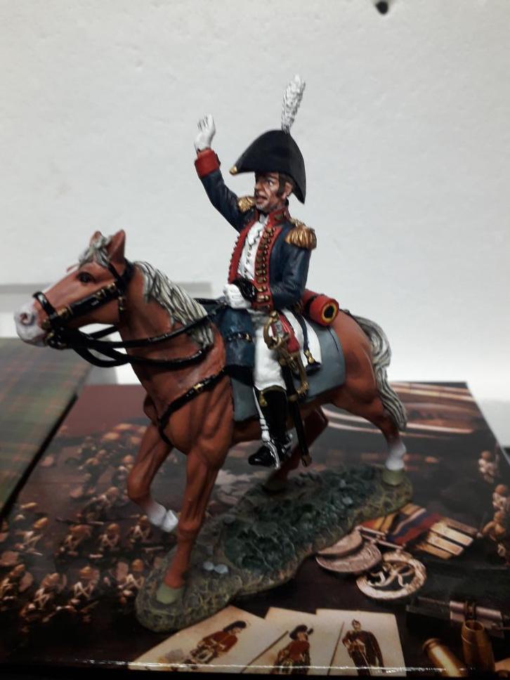 4 TINNEN RUITER SOLDATEN SETS uit NAPOLEON WAR SERIE van K&C, Verzamelen, Militaria | Algemeen, Landmacht, Miniatuur of Beeldje