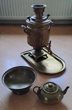 Koperen Russische theeset, Antiek en Kunst, Antiek | Koper en Brons, Ophalen, Koper