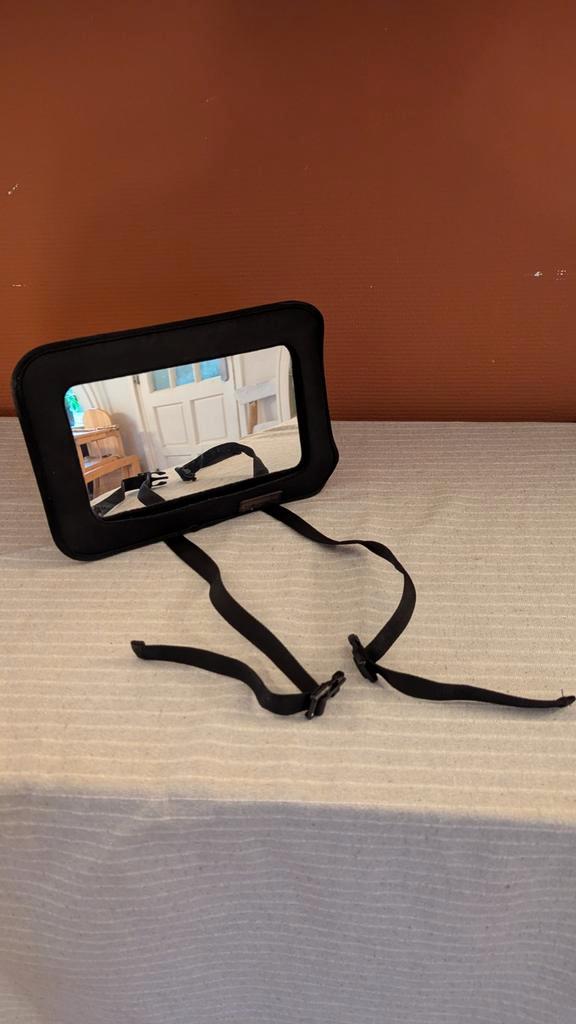 Autostoel spiegel, Kinderen en Baby's, Autostoeltjes, Zo goed als nieuw, Overige merken, 0 t/m 13 kg, Autogordel, Zijbescherming