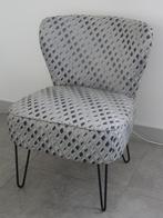 Fauteuil cocktail stoel cocktailstoel design stoel grijs, Ophalen, Zo goed als nieuw, Metaal, Eén