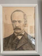Ingelijstte Tekening Portret, Ophalen of Verzenden
