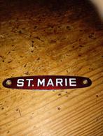 Vintage plaatje ST.MARIE, Ophalen of Verzenden, Reclamebord