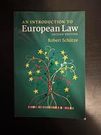 An introduction to European law, Ophalen of Verzenden, Zo goed als nieuw, Sociale wetenschap