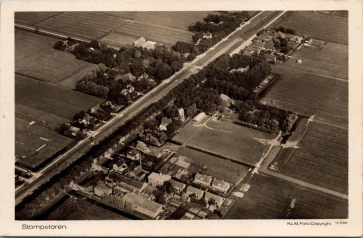 Stompetoren - Luchtopname, Verzamelen, Ansichtkaarten | Nederland, Ongelopen, Noord-Holland, 1940 tot 1960, Verzenden