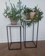 Hoge plantentafel / zuil * marmer * 2 stuks, Huis en Inrichting, Woonaccessoires | Zuilen en Pilaren, Ophalen, Nieuw