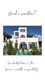 Schitterende villa op het eiland Chios te huur, Vakantie, Vakantiehuizen | Griekenland, 4 of meer slaapkamers, 10 personen, Aan zee
