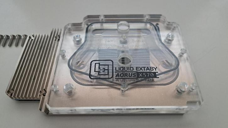 Liquid Extasy monoblock voor X470-I Aorus Pro Wifi mobo, Computers en Software, Computerkoelers, Gebruikt, Waterkoeling, Ophalen