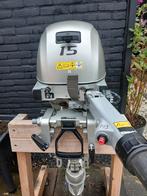 Zeer nette Honda 15 pk langstaart knuppelbediening., Watersport en Boten, Buiten- en Binnenboordmotoren, Ophalen, Zo goed als nieuw