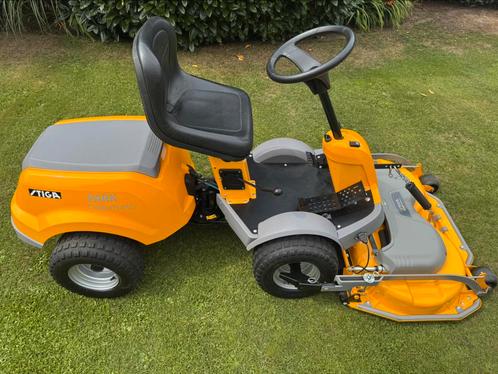STIGA PARK COMPACT 16/ 4WD/ 95 CM EL COMBI MAAIDEK ZITMAAIER, Tuin en Terras, Grasmaaiers, Gebruikt, Benzine-grasmaaier, 50 cm of meer