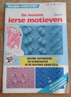 De mooiste Ierse motieven deel 4 Marijke Kreatief breiboek, Verzenden, Zo goed als nieuw, Breien en Haken, Marijke Kreatief