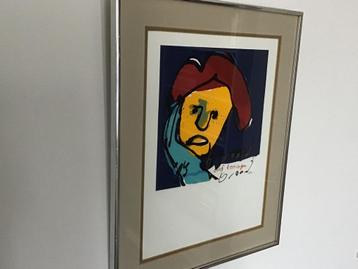 Herman Brood…zeefdruk…Onze Koningin  beschikbaar voor biedingen