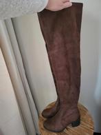 Bruine knie laarzen maat 36, Kleding | Dames, Schoenen, Ophalen of Verzenden, Zo goed als nieuw, Bruin, Hoge laarzen