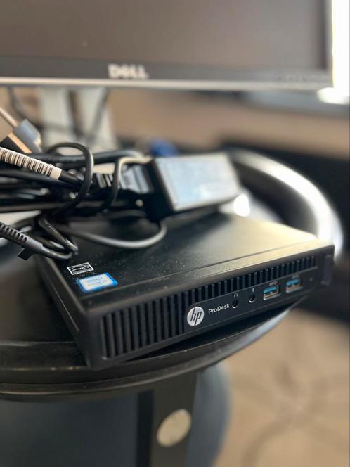 HP prodesk mini & Dell ultrasharp, Computers en Software, Desktop Pc's, Zo goed als nieuw, SSD, Ophalen of Verzenden