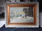 Schilderij 'winterlandschap', Antiek en Kunst, Ophalen of Verzenden