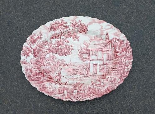 Vintage Myott The Hunter Bord, Antiek en Kunst, Antiek | Servies los, Ophalen