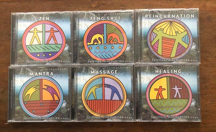 Spirituele Ontdekkingen CD Boxset, Cd's en Dvd's, Cd's | Meditatie en Spiritualiteit, Zo goed als nieuw, (Natuur)geluiden, Boxset