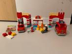 LEGO Duplo 10593 Brandweerkazerne - Mist 2 Blokjes, Ophalen of Verzenden, Gebruikt, Complete set, Duplo