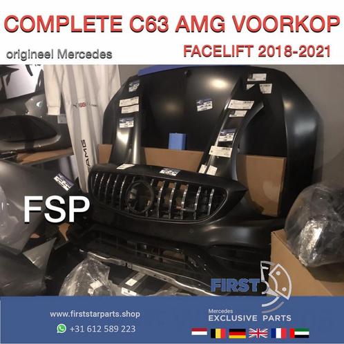 W205 C205 S205 FACELIFT C 63 AMG VOORKOP Mercedes C Klasse C, Auto-onderdelen, Carrosserie en Plaatwerk, Bumper, Mercedes-Benz