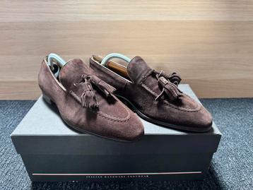 Giorgio bruine suède tassel loafers – Maat 40  beschikbaar voor biedingen