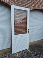 schuurdeur, achterdeur hardhout, 93 breed, Doe-het-zelf en Verbouw, Ophalen, Gebruikt, 80 tot 100 cm, Buitendeur