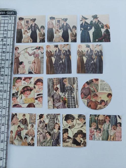 Stickers Vintage Ladies A, Hobby en Vrije tijd, Scrapbooking, Nieuw, Versiering of Embellishment, Ophalen