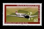 postzegel 554 Berlijn vliegtuig Messerschmitt BF/ME 106-1934, Ophalen of Verzenden, Overige periodes, Postfris