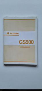 Instructieboekje Suzuki GS 500 bwjr. 2003, Motoren, Handleidingen en Instructieboekjes, Suzuki