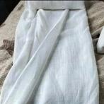 Gordijnen linnen look - wit, Huis en Inrichting, Ophalen of Verzenden, Wit, 100 tot 150 cm, 200 cm of meer