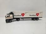Tekno Scania 142 containeroplegger Overbeek, Hobby en Vrije tijd, Modelauto's | 1:50, ., Zo goed als nieuw, ., Ophalen of Verzenden