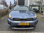 Kia Niro 1.6 GDi PHEV DynamicPlusLine Dealeronderhouden, Afn, Auto's, Kia, 77 km/l, Gebruikt, Blauw, Leder en Stof