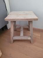 Steigerhouten bijzettafel, Ophalen of Verzenden, Zo goed als nieuw, Hout