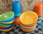 Set Ikea en Mepal schaaltjes en drinkbekers, kunststof., Huis en Inrichting, Overige materialen, Ophalen of Verzenden, Overige stijlen