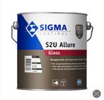 Sigma Allure Gloss 2.5 L Ral 9001 Nieuw, Doe-het-zelf en Verbouw, Verf, Beits en Lak, Ophalen of Verzenden, Nieuw, Wit