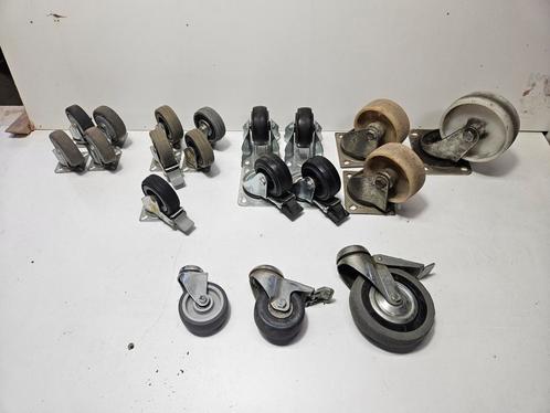 Diverse zwenkwielen en bokwielen, Doe-het-zelf en Verbouw, Zwenkwielen, Gebruikt, Ophalen of Verzenden