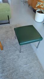 Vintage krukje - groen skai met metalen poten, Ophalen, Minder dan 50 cm, Gebruikt, Rond