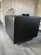 2 leren loveseats Gelderland fauteuil, Huis en Inrichting, Fauteuils, Ophalen, Gebruikt, Klassiek, 75 tot 100 cm