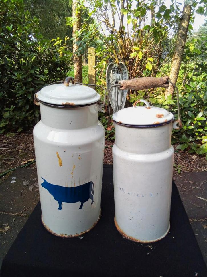 Emaille kannen., Antiek en Kunst, Antiek | Emaille, Ophalen of Verzenden