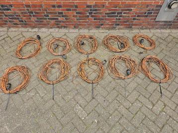 10 verlengsnoer 20 meter, 2x1,5mm2 totaal 200 meter beschikbaar voor biedingen