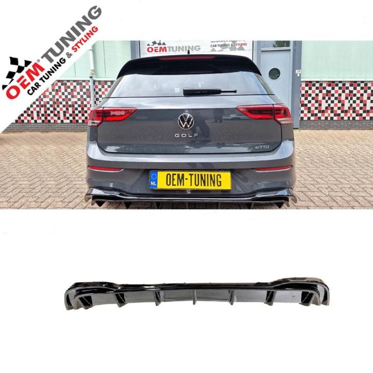 GOLF 8 Maxton look Diffuser | 2020- 2024 | Hoogglans zwart |, Auto diversen, Tuning en Styling, Ophalen of Verzenden
