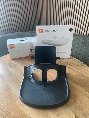 Stokke Tripp Trapp  -babyset -Playtray  Zwart beschikbaar voor biedingen