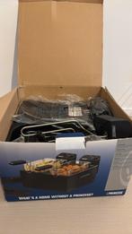 Princess 182028 Dubbele Zwarte Friteuse, 4 liter of meer, Ophalen, Nieuw