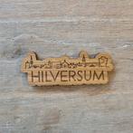 Sleutelhanger Hilversum Skyline - Eikenhout, Ophalen of Verzenden, Nieuw