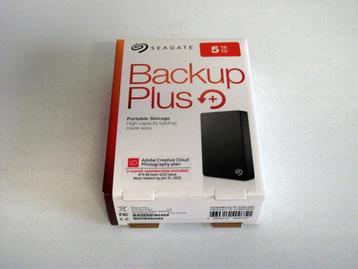 Seagate Backup Plus 5TB USB 3.0 Externe Harde Schijf Nieuw beschikbaar voor biedingen