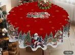 Kerst Tafelkleed, Huis en Inrichting, Tafelkleden, Ophalen of Verzenden, Nieuw, Rond, Binnen