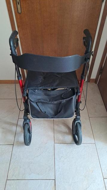 Rollator classico burgundy beschikbaar voor biedingen