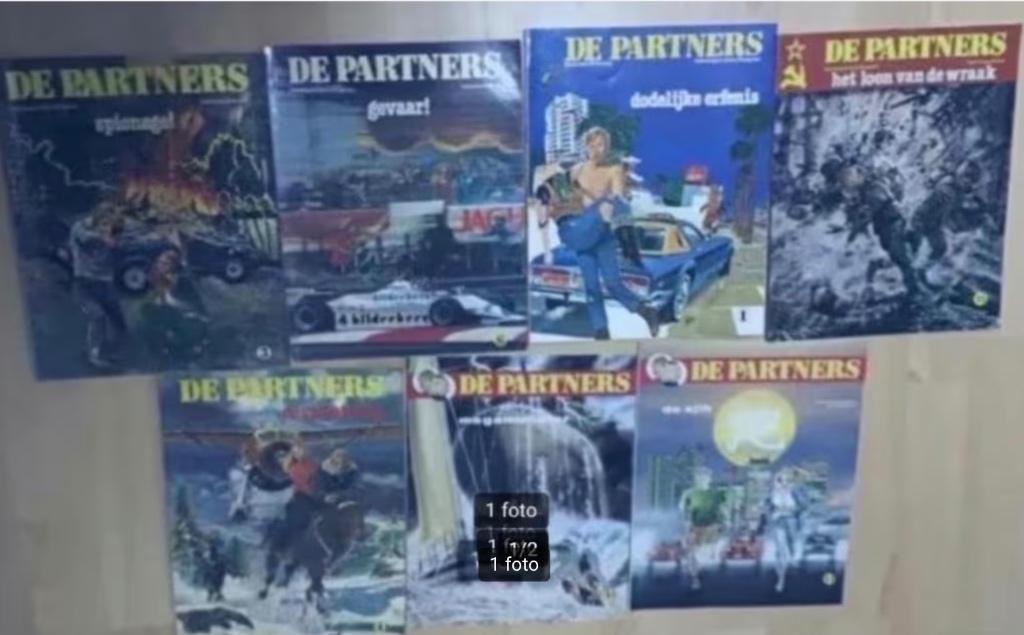 7 delen de Partners door Carry Brugman en Dick Matena, Boeken, Stripboeken, Gelezen, Meerdere stripboeken, Ophalen of Verzenden