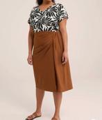 Nieuw Mooie jersey damesrok maat 50 kleur  hazelnootbruin, Bruin, WE, Maat 46/48 (XL) of groter, Nieuw